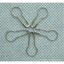 Safety pin for garment tag